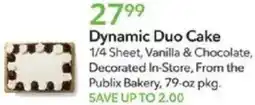 Publix Dynamic Duo Cake offer