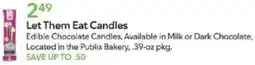 Publix Let Them Eat Candles offer