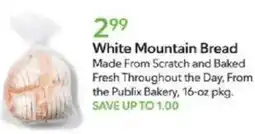Publix White Mountain Bread offer