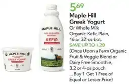 Publix Maple Hill Greek Yogurt offer