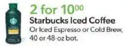 Publix Starbucks Iced Coffee offer