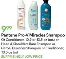 Publix Pantene Pro-V Miracles Shampoo Or Conditioner offer