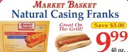 Market Basket Market Basket Natural Casing Franks offer