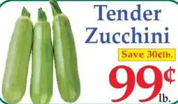 Market Basket Tender Zucchini offer