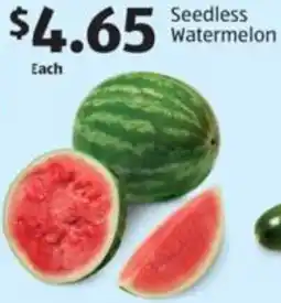 Aldi Seedless Watermelon offer