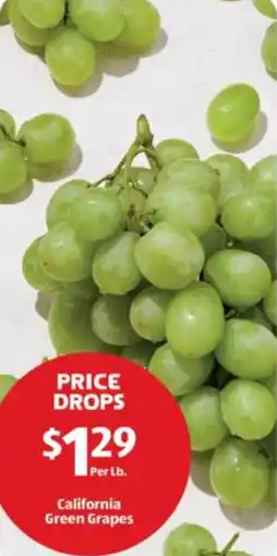 Aldi California Green Grapes offer