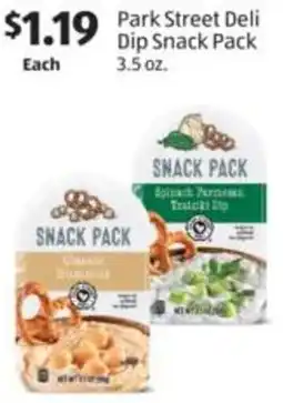 Aldi Park Street Deli Dip Snack Pack offer