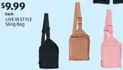 Aldi Live in style Sling Bag offer