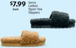 Aldi Serra Ladies' Open-Toe Slippers offer