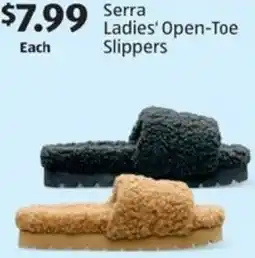 Aldi Serra Ladies' Open-Toe Slippers offer