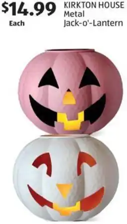 Aldi Kirkton house Metal Jack-o'-Lantern offer