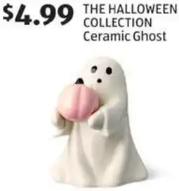 Aldi The halloween collection Ceramic Ghost offer