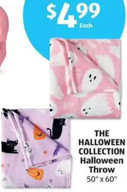 Aldi Halloween Throw offer
