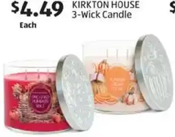 Aldi Kirkton house Wick Candle offer
