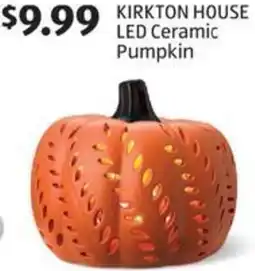 Aldi LED Ceramic Pumpkin offer