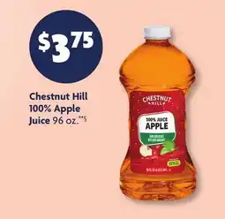Family Dollar Chestnut Hill 100% Apple Juice offer