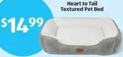 Aldi Heart to Tail Textured Pet Bed offer