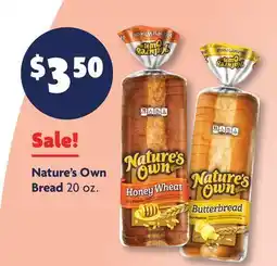 Family Dollar Nature's Own Bread offer