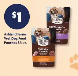 Family Dollar Ashland Farms Wet Dog Food Pouches offer