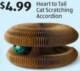 Aldi Heart to Tail Cat Scratching Accordion offer