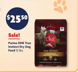 Family Dollar Purina ONE True Instinct Dry Dog Food offer