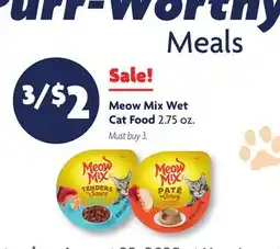 Family Dollar Meow Mix Wet Cat Food offer
