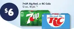 Family Dollar 7•UP, Big Red, or RC Cola offer