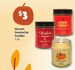 Family Dollar Harvest Scented Jar Candles offer