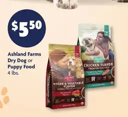 Family Dollar Ashland Farms Dry Dog or Puppy Food offer