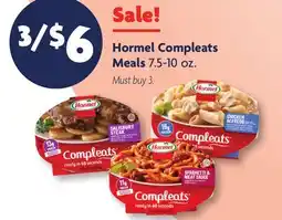 Family Dollar Hormel Compleats Meals offer