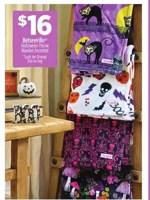 Dollar General Betseyville Halloween Throw Blanket offer