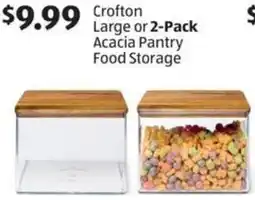 Aldi Crofton Acacia Pantry Food Storage offer