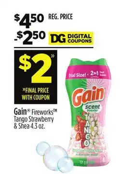 Dollar General Gain Fireworks Tango Strawberry & Shea offer