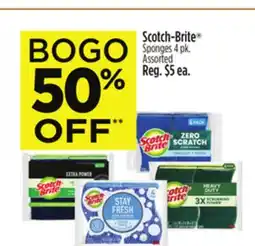 Dollar General Scotch-Brite Sponges offer