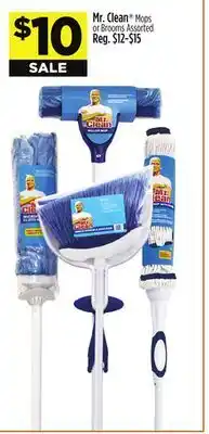 Dollar General Mr. Clean Mops or Brooms offer