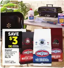 Dollar General Kingsford Original Charcoal 16 lb. or Match Light or High Heat 12 lb offer