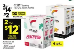 Dollar General CELSIUS Sparkling offer