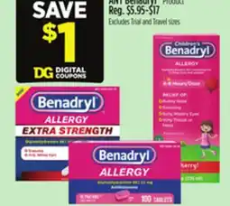 Dollar General ANY Benadryl Product offer