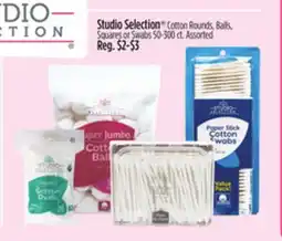 Dollar General Studio Selection Cotton Rounds, Balls, Squares or Swabs offer