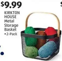 Aldi Crofton Metal Storage Basket offer
