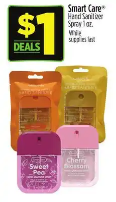 Dollar General Smart Care Hand Sanitizer Spray offer