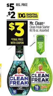 Dollar General Mr. Clean Clean Freak Starter Kit offer