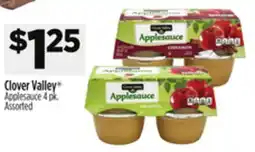 Dollar General Clover Valley Applesauce offer