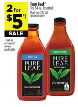Dollar General Pure Leaf Tea offer