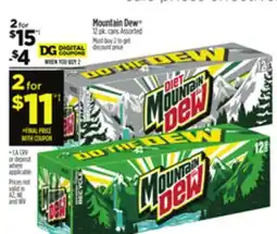 Dollar General Mountain Dew offer