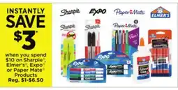 Dollar General Sharpie, Elmer's, Expo or Paper Mate Products offer