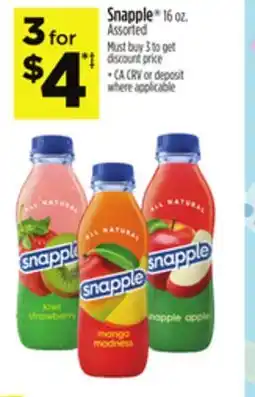 Dollar General Snapple offer