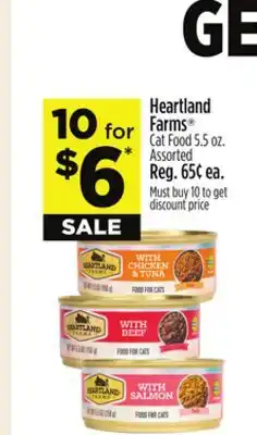 Dollar General Heartland Farms Cat Food offer