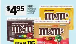 Dollar General M & M's Sharing Size offer