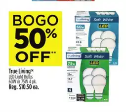 Dollar General True Living LED Light Bulbs offer